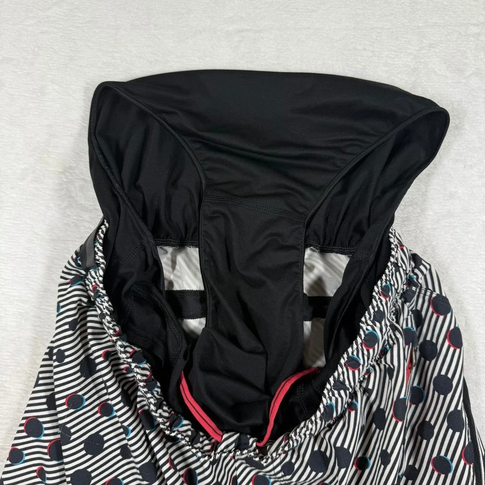 Lululemon Tracker Short Black White Polka‎ Dot Striped Athletic Shorts 4